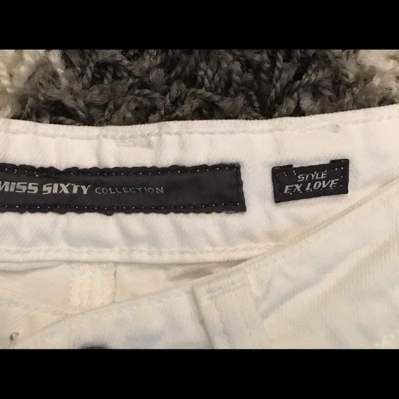 MISS SIXTY WHITE WIDE-LEG JEANS - Picture 4 of 6